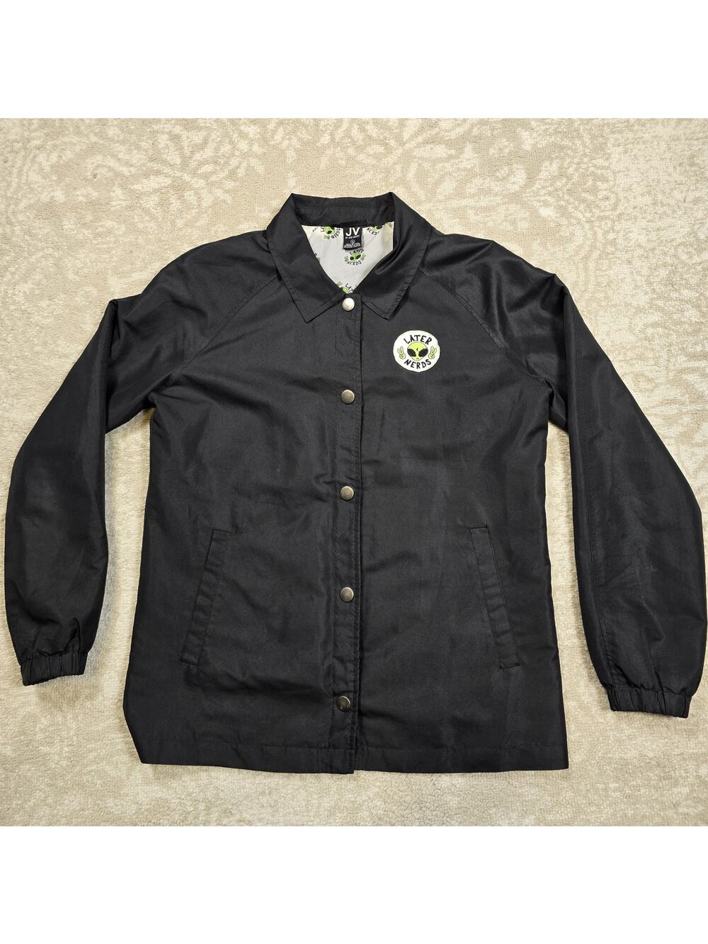 JV Jac Vanek Inari Alien Coaches Jacket Zumiez - Size Small